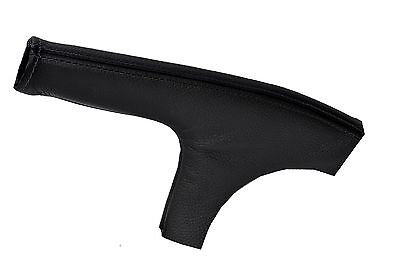 BLACK STITCHING FITS NISSAN 370Z Z34 2009-2013 LEATHER HANDBRAKE GAITER ONLY