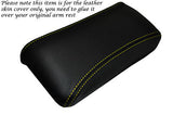 YELLOW STITCHING FITS FORD CAPRI MK2 MK3 LEATHER ARMREST COVER ONLY CUSTOM NEW