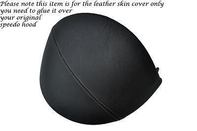 RED STITCHING FITS PEUGEOT 207 06-12 GAUGE HOOD LEATHER COVER ONLY CUSTOM NEW