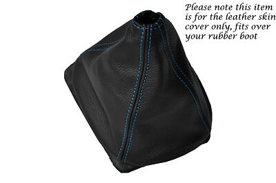 BLUE STITCHING FITS VOLVO 240 244 245 MANUAL SHIFT BOOT FITS OVER RUBBER BOOT