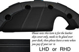 WHITE STITCH FITS LOTUS ELISE EXIGE S2 2002-2006 DASH LEATHER COVER ONLY