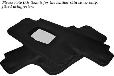 BLACK STITCHING FITS PORSCHE 911 912 1967-1968 2X SUN VISORS LEATHER COVERS ONLY
