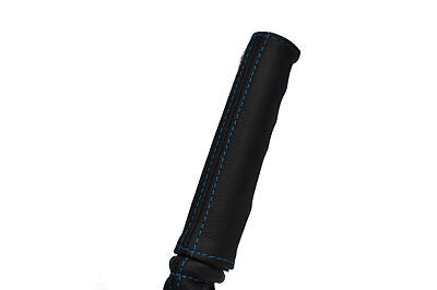 blue stitch FITS BMW E30 82-92 HANDBRAKE HANDLE LEATHER COVER ONLY CUSTOM NEW
