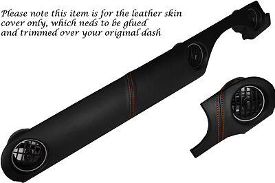 ORANGE STITCH FITS MAZDA MX5 MK3 MIATA 05-12 TWO PIECE DASH KIT LEATHER COVERS