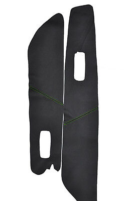 green stitch FITS NISSAN SKYLINE GTS GTR R32 89-94 2 X DOOR CARD TRIM COVERS