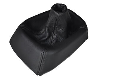 BLACK STITCHING FITS MITSUBISHI COLT SPACE STAR 98-02 LEATHER GEAR GAITER ONLY