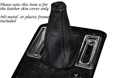 GREY STITCHING FITS JAGUAR XJS 1975-1996 LEATHER MANUAL GEAR GAITER ONLY