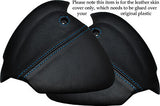 BLUE STITCH FITS HONDA S2000 99-09 2X CENTRE CONSOLE BOTTOM TRIM LEATHER COVER