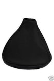 FITS FIAT 500 GEAR GAITER  REAL GRAIN LEATHER  2007-2013  BLACK CUSTOM NEW