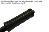 YELLOW STITCH FITS SUZUKI CAPPUCCINO 91-95 LEATHER HANDBRAKE HANDLE COVER