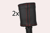 red stitch FITS FORD MONDEO MK1 MK2 93-00 2X FRONT SEAT BELT STALK COVERS