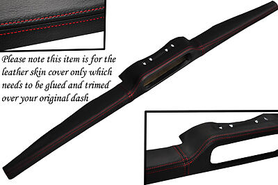 RED STITCH FITS MINI CLASSIC ROVER COOPER AUSTIN BOTTOM DASH RAIL LHTR COVER