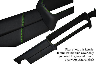 GREEN STITCH FITS FORD CAPRI MK1 DASH DASHBOARD LEATHER COVER ONLY CUSTOM NEW