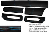 BLUE STITCH FITS LOTUS ELISE EXIGE S1 96-01 FIVE PIECE DASH KIT COVERS ONLY