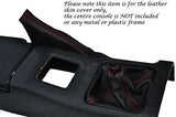 RED STITCHING FITS SUZUKI CAPPUCCINO 91-95 LEATHER GEAR & HANDBRAKE GAITER ONLY