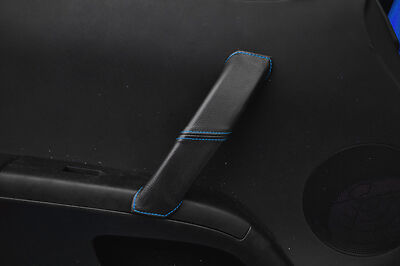 BLUE STITCH FITS NISSAN 350Z 03-09 1X PASSENGER DOOR HANDLE LEATHER COVER ONLY