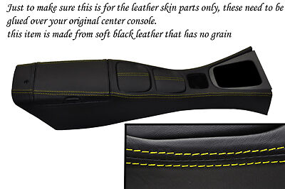 yellow stitch FITS MAZDA MX5 MK2 MIATA 01-05 CENTRE CONSOLE & ARMREST COVERS