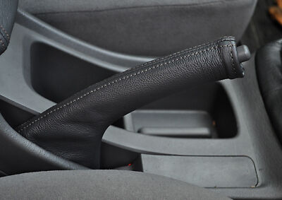 GREY STITCHING FITS TOYOTA HILUX 2005-2013 LEATHER HANDBRAKE GAITER ONLY