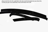 white stitch FITS BMW 3 SERIES  E90 E91 4X DOOR TRIM SUEDE  COVERS ONLY