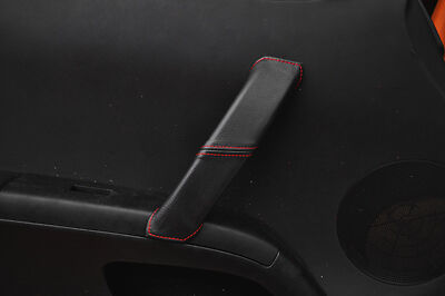 RED STITCH FITS NISSAN 350Z 03-09 1X PASSENGER DOOR HANDLE LEATHER COVER ONLY