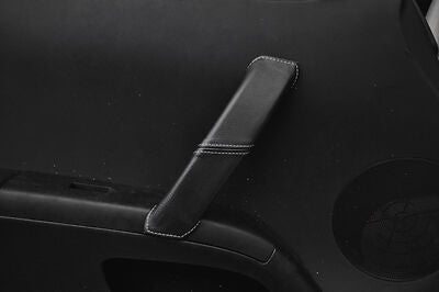 GREY STITCH FITS NISSAN 350Z 03-09 1X PASSENGER DOOR HANDLE LEATHER COVER ONLY