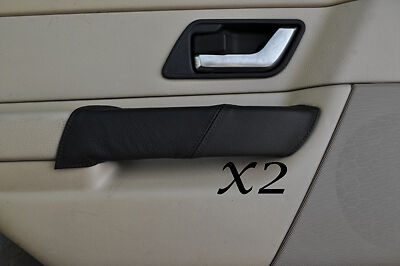 BLACK STITCH FITS LAND ROVER RANGE ROVER SPORT 05-11 2X REAR DOOR HANDLE COVERS