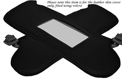 GREY STITCH FITS VAUXHALL OPEL ASTRA MK4 4 G HOLDEN 98-05 2X SUN VISORS COVERS