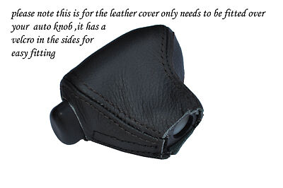 BLACK STITCH FITS VW T4 TRANSPORTER CARAVELLE CAMPER AUTOMATIC KNOB COVER