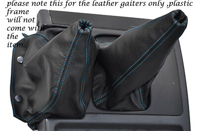 BLUE STITCHING FITS NISSAN PATROL Y60 LEATHER GEAR GAITER SHIFT BOOT ONLY