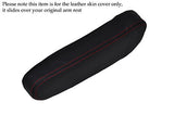 RED STITCH FITS HONDA CRV CR-V 02-06 1X DRIVER ARMREST LEATHER SKIN COVER ONLY
