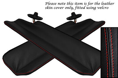 RED STITCH FITS MAZDA MX5 MK1 MIATA 89-97 2X SPLIT FOLDING SUN VISOR COVERS