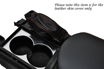 ORANGE STITCH FITS NISSAN GT-R R35 2009-2013 LEATHER HANDBRAKE GAITER ONLY