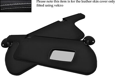 GREY STITCH FITS HONDA PRELUDE 92-96 4TH GEN 2X SUN VISORS LEATHER COVERS