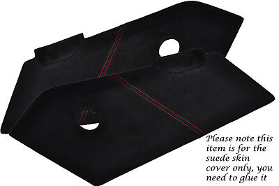 RED STITCH FITS VAUXHALL VX220 VX 220 00-06 2X SUEDE DOOR CARD INSERTS COVERS