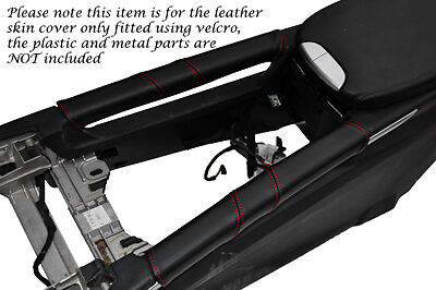RED STITCH FITS MERCEDES ML CLASS W164 05-12 2X CENTRE CONSOLE LTHR TRIM COVERS