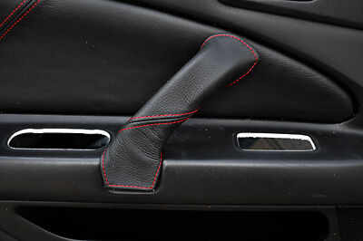 RED STITCHING FITS NISSAN SILVIA 200SX S15 99+ PASSENGER DOOR HANDLE COVER