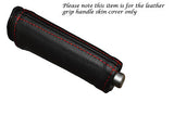 RED STITCHING FITS ALFA ROMEO 159 05-12 LEATHER HANDBRAKE HANDLE COVER ONLY