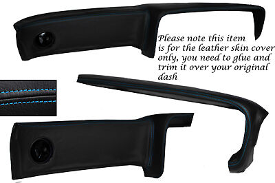 BLUE STITCHING FITS FORD CAPRI MK2 MK3 DASH DASHBOARD LEATHER COVER CUSTOM NEW