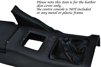 BLUE STITCHING FITS SUZUKI CAPPUCCINO 91-95 LEATHER GEAR & HANDBRAKE GAITER ONLY