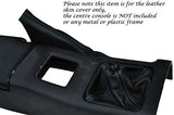 BLUE STITCHING FITS SUZUKI CAPPUCCINO 91-95 LEATHER GEAR & HANDBRAKE GAITER ONLY