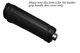BLACK STITCHING FITS ALFA ROMEO 159 05-12 LEATHER HANDBRAKE HANDLE COVER ONLY