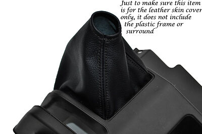 BLACK STITCHING FITS HONDA ACTY TN REAL LEATHER GEAR GAITER CUSTOM NEW