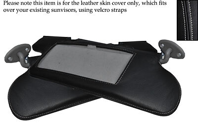 GREY STITCH FITS TOYOTA CELICA GT4 1990-1993 2X SUN VISORS LEATHER COVERS ONLY