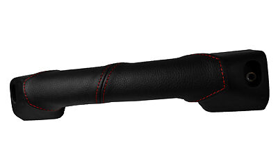 RED STITCH FITS LAND ROVER DEFENDER 07-13 DASH HANDLE LEATHER COVER ONLY