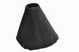 BLACK STITCHING FITS HYUNDAI VELOSTER  LEATHER GEAR GAITER ONLY CUSTOM NEW