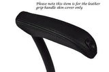 BLACK STITCH FITS FORD KUGA 08-12  LEATHER HANDBRAKE HANDLE COVER ONLY
