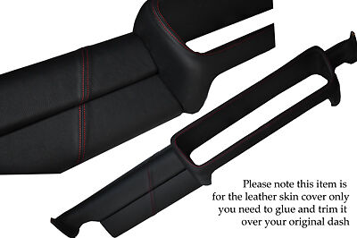 RED STITCH FITS FORD CAPRI MK1 DASH DASHBOARD LEATHER COVER ONLY CUSTOM NEW