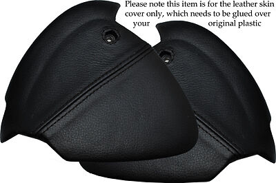 BLACK STITCH FITS HONDA S2000 99-09 2X CENTRE CONSOLE BOTTOM TRIM LEATHER COVER