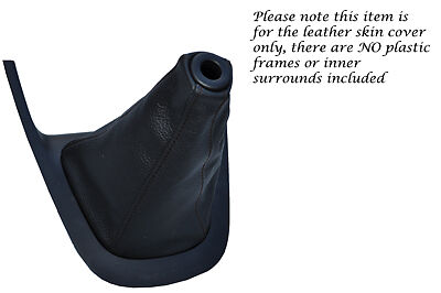 FITS HYUNDAI I10 LEATHER GEAR GAITER SHIFT BOOT BLACK ST CUSTOM NEW MADE IN UK