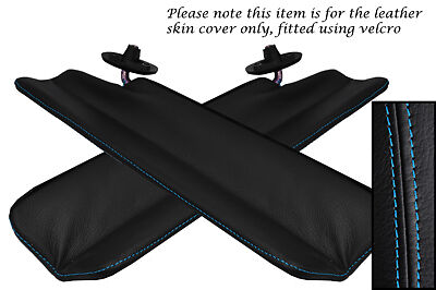 BLUE STITCH FITS MAZDA MX5 MK1 MIATA 89-97 2XSPLIT FOLDING SUN VISOR LTHR COVERS
